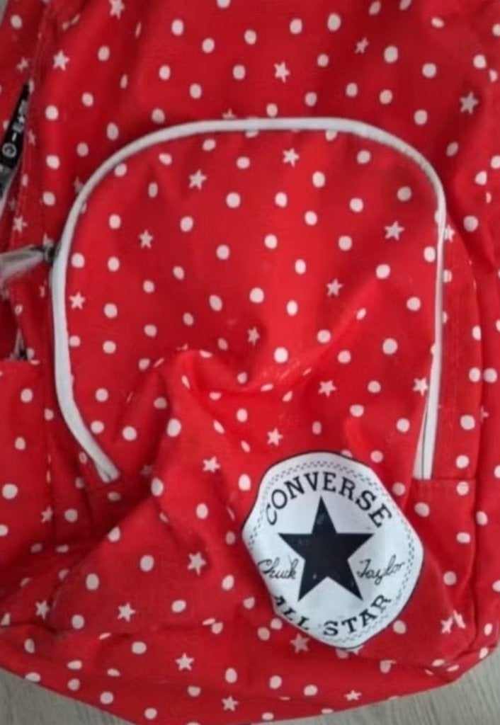 Rugzak schooltas converse all star, Enlèvement, Comme neuf, Rouge, Sac à dos