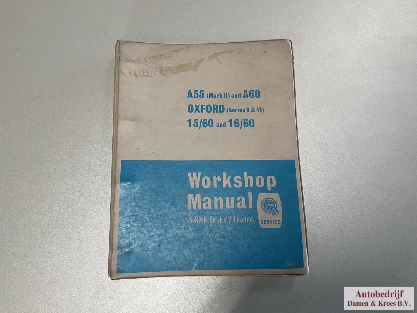 Morris, Austin and Morris Workshop Manual AKD4026D, Enlèvement ou Envoi