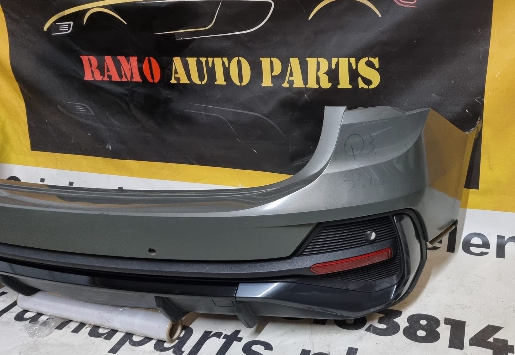 ACHTERBUMPER AUDI Q3 83A F3 S-LINE SPORTBACK LX5H 83F807511, Arrière, -, 3 mois de garantie, Audi