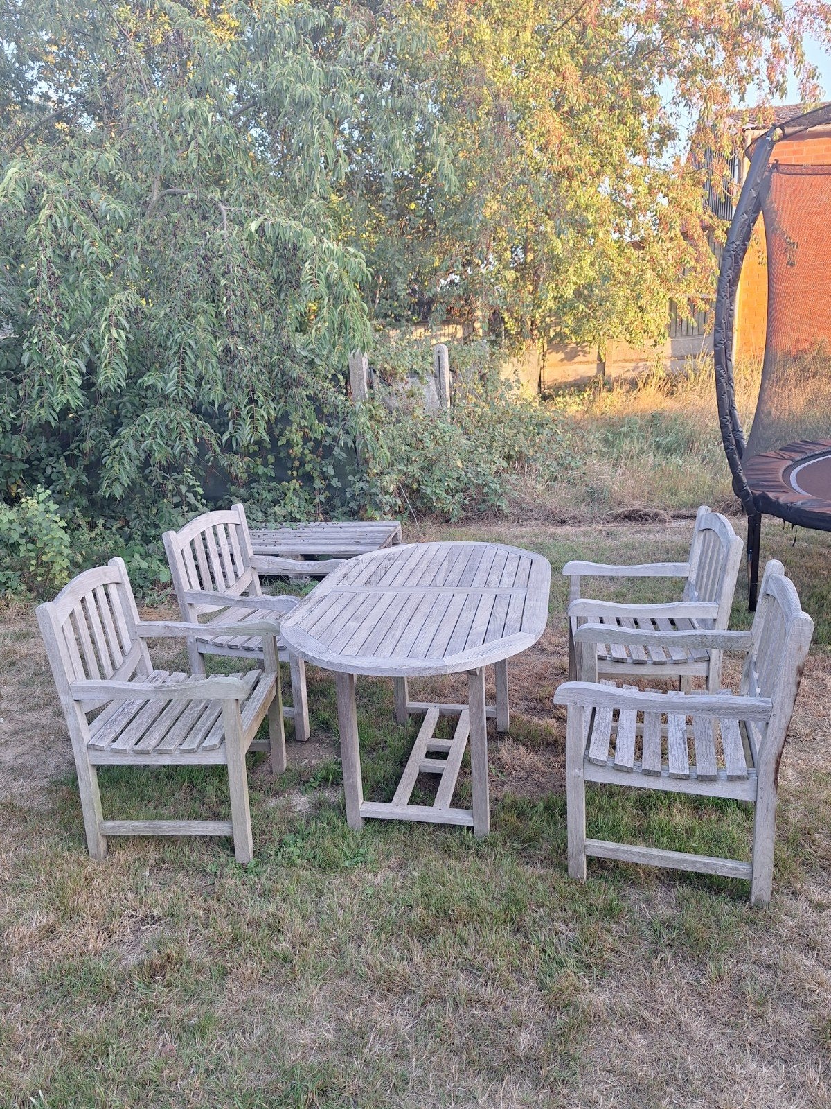 Teak Tuinset, Ophalen