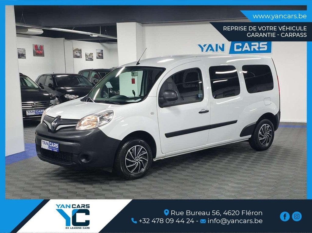 Renault Kangoo MAXI • GARANTIE 1 AN • 72 350 KM • EMBR, Voorwielaandrijving, 1330 kg, Stof, Gebruikt