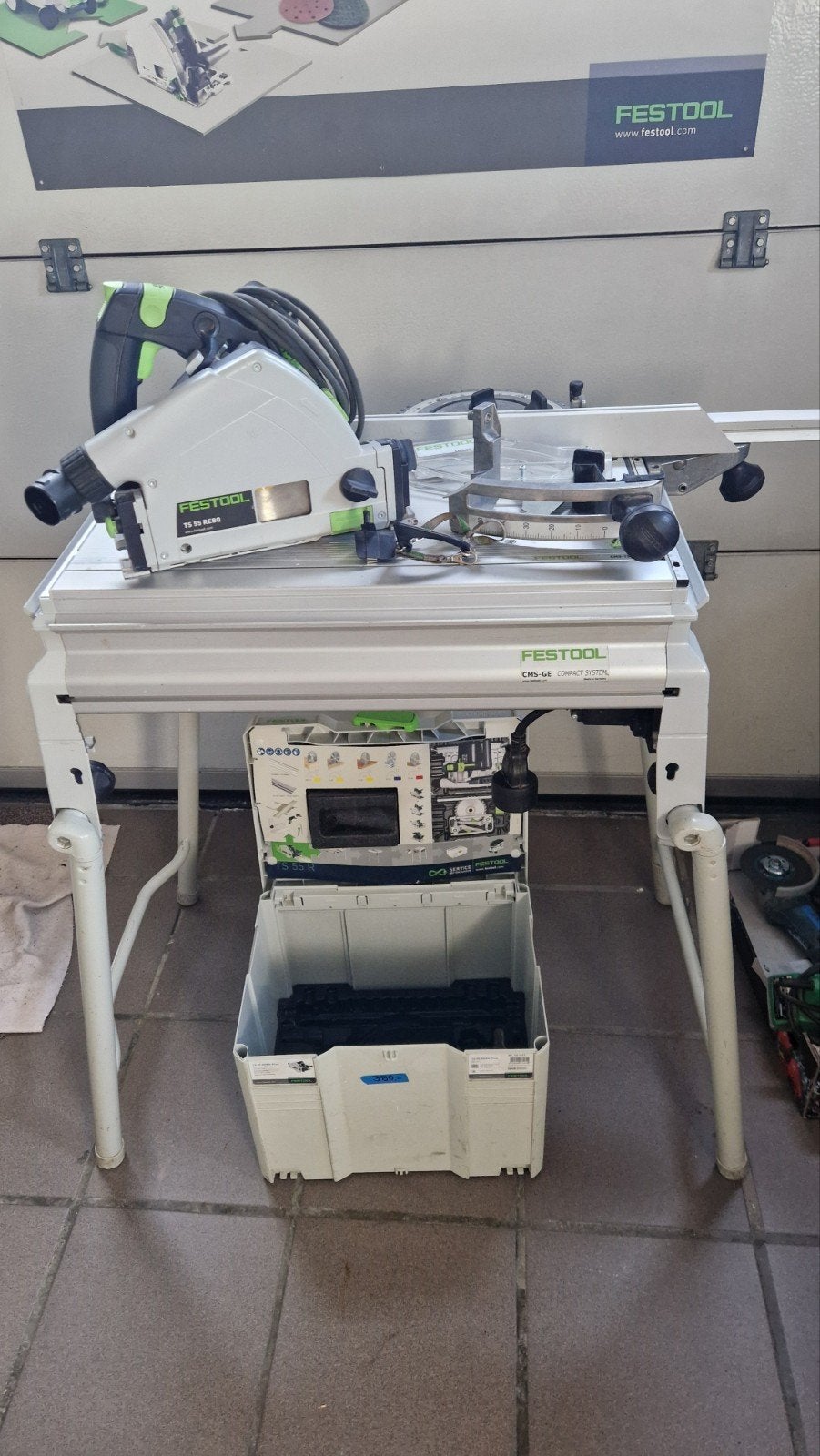Table Festool CMS-GE avec module, ts55 en option, Enlèvement