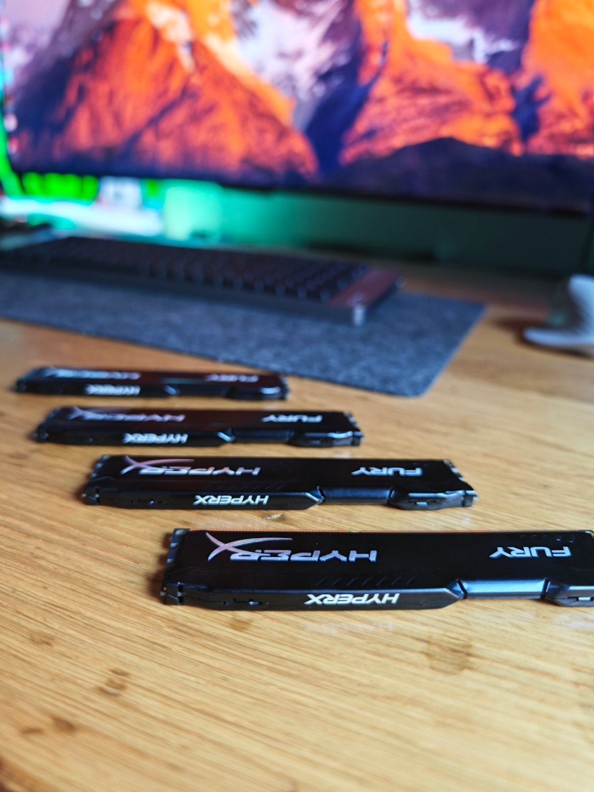 16GB ram Hyper X Fury DDR3 1866mhz  2x 8gb in perfecte staat, 32 GB, DDR3, Ophalen of Verzenden, Zo goed als nieuw