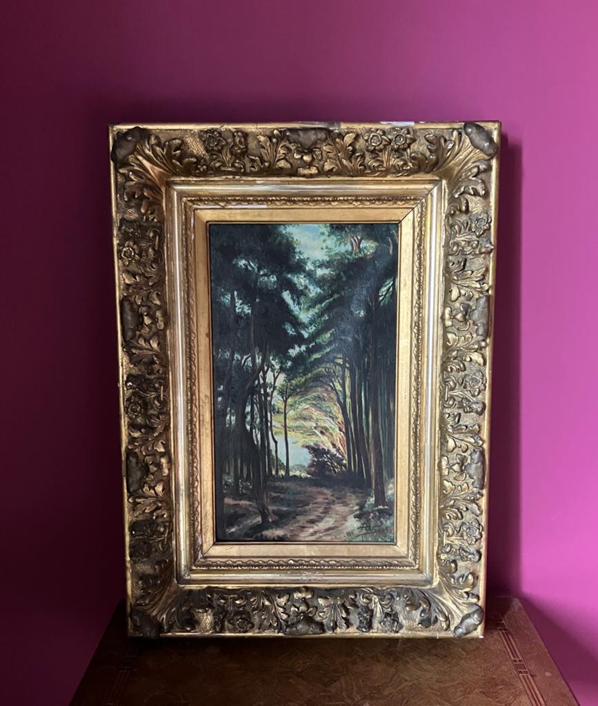 Belle peinture dans un cadre exceptionnel, Enlèvement