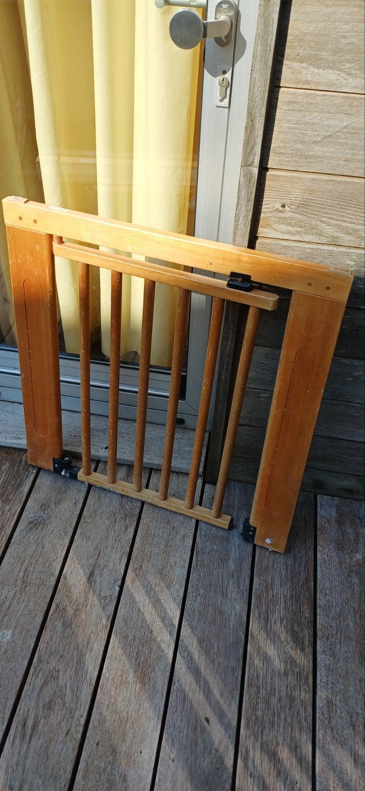 Houten veiligheidshek, Ophalen, Gebruikt, Hout