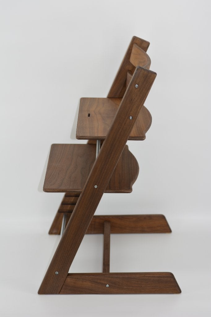 Stokke Tripp Trapp American Walnut — chaise Trip Trap, Envoi, Utilisé, Chaise évolutive, Coulissant