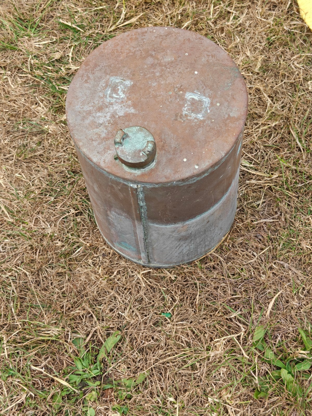 antieke watertank, Ophalen