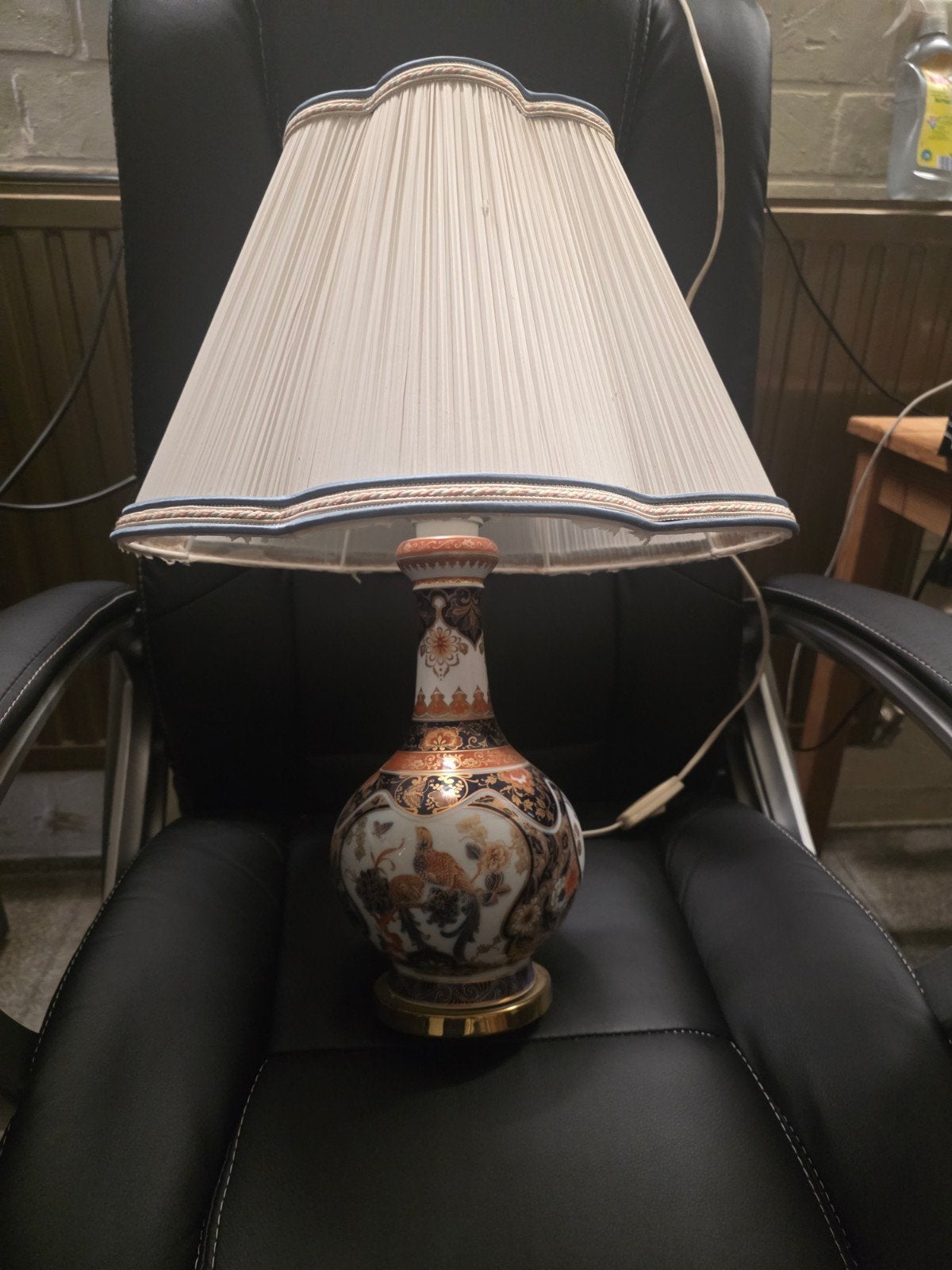 Vintage Aziatische vaaslamp / tafellamp (Imari-stijl)Prachti, Ophalen