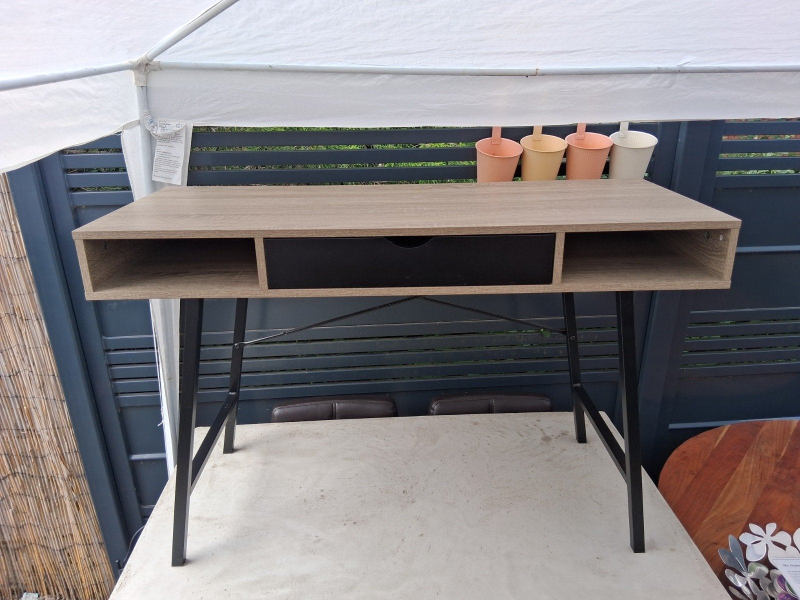 Bureau / sidetable abbved 48x120cm, Huis en Inrichting, Modern, Ophalen, Opbergruimte, Computerbureau