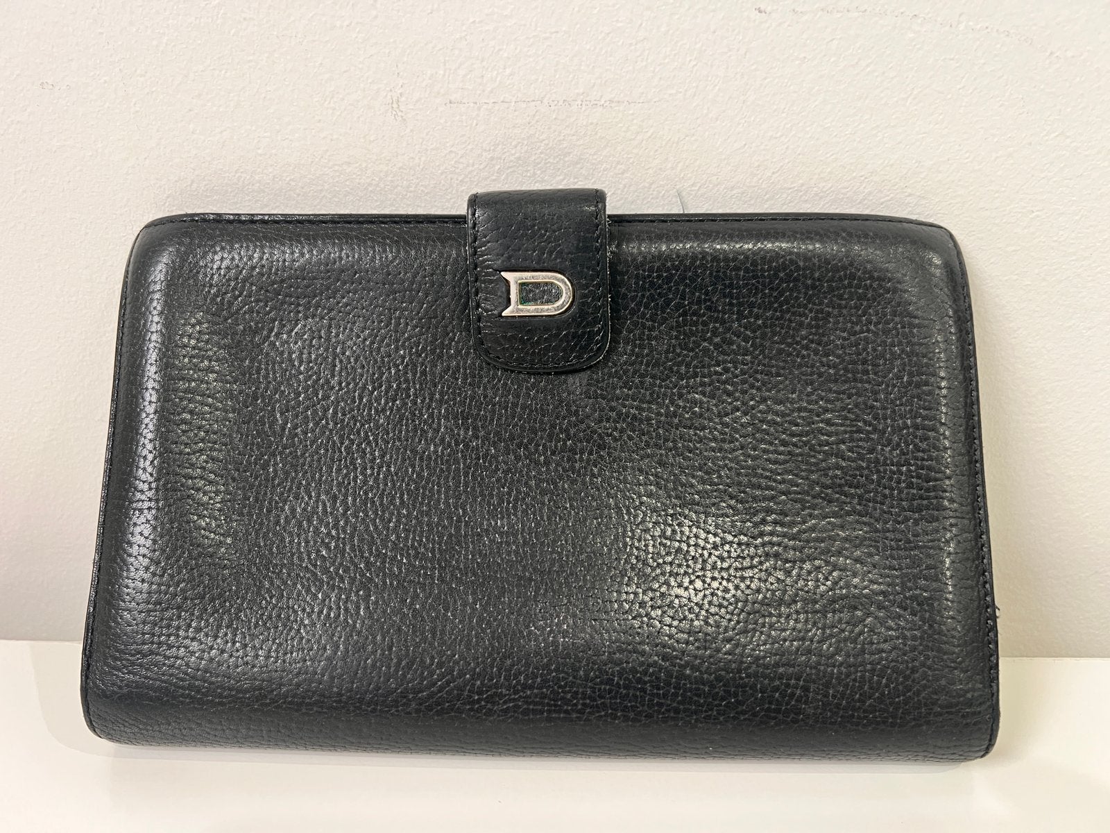 DELVAUX PORTEFEUILLE MODEL LONG EN CUIR GRAINE NOIR -, Enlèvement ou Envoi, Comme neuf, Noir, Cuir