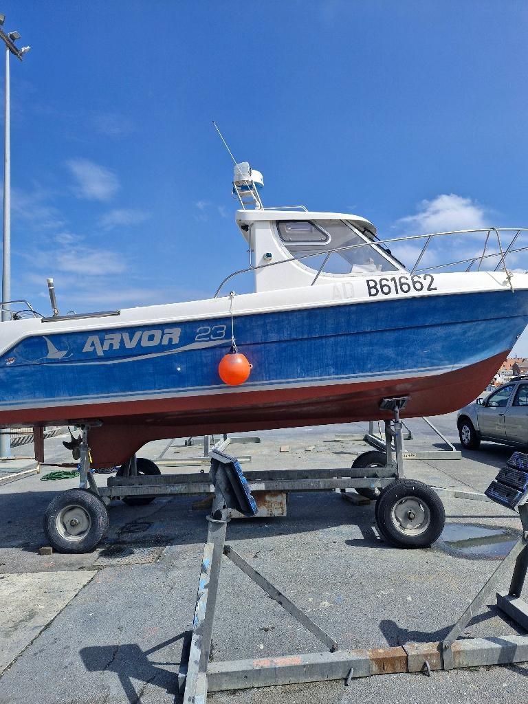 arvor23, Watersport en Boten, Motorboten en Motorjachten, Zo goed als nieuw, Polyester, Diesel, Binnenboordmotor, Dieptemeter