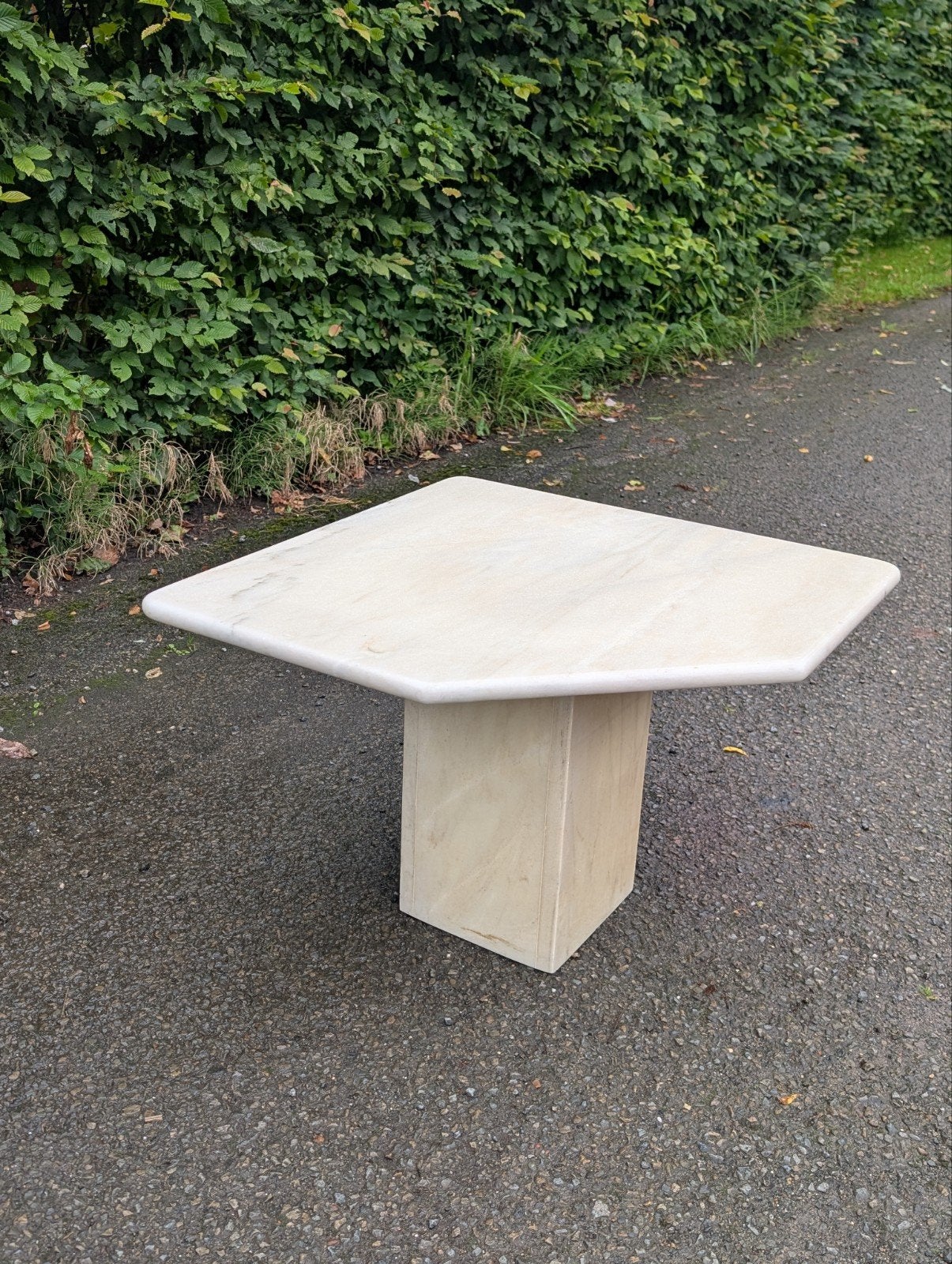 Table basse en marbre Cool, Moins de 50 cm, Vintage, 50 à 100 cm, Carré