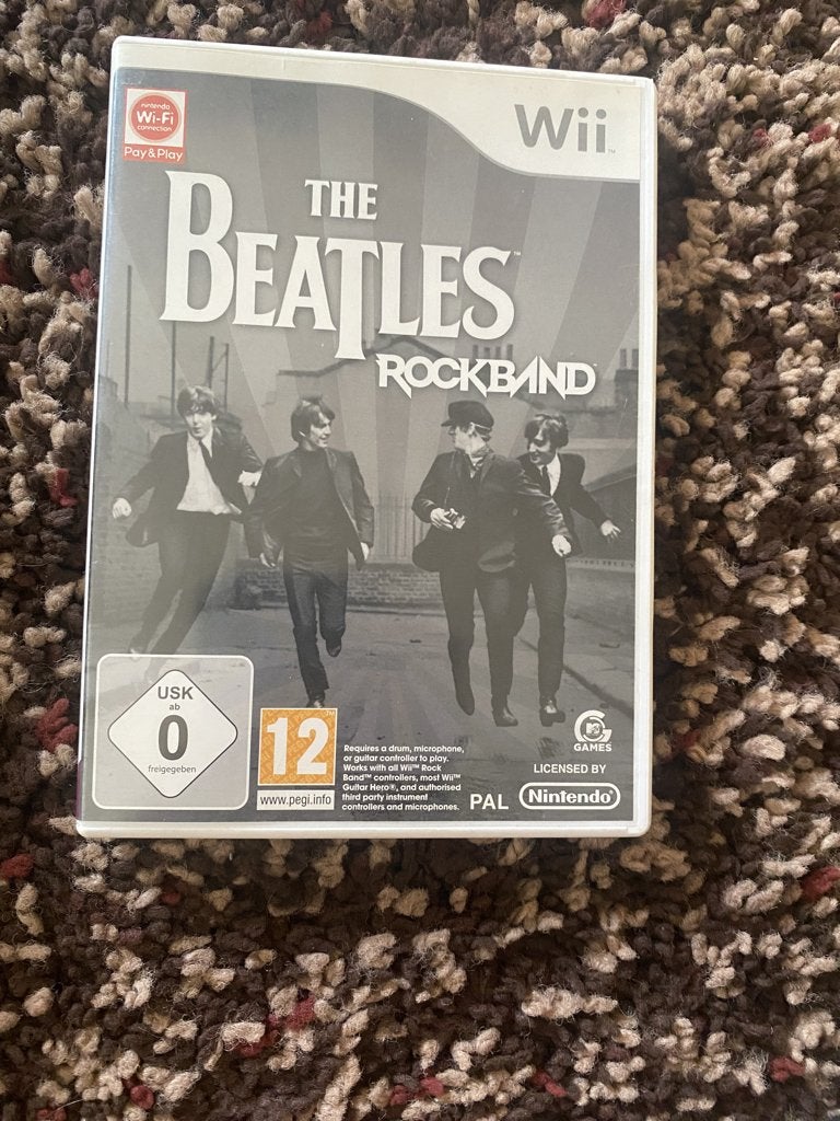 The Beatles rockband WII Goede staat!, Consoles de jeu & Jeux vidéo, Musique, Enlèvement, Utilisé, À partir de 3 ans