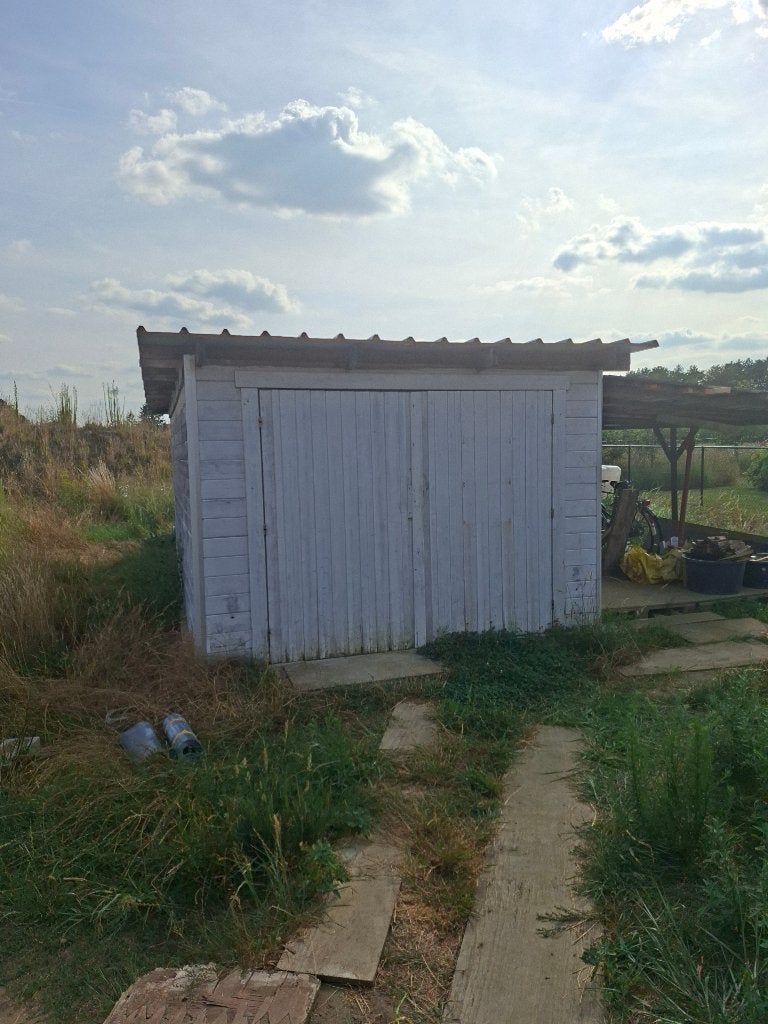 Tuinhuis / werf barak, 200 à 400 cm, Enlèvement, Utilisé, 500 cm ou plus