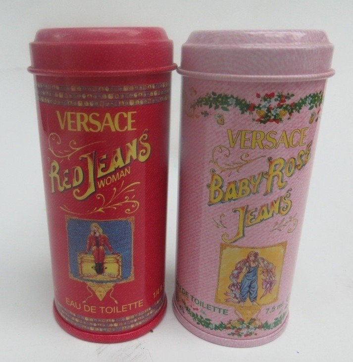 mini-bouteilles Versace avec boîtes en étain, Enlèvement ou Envoi, Utilisé, Miniature, Plein