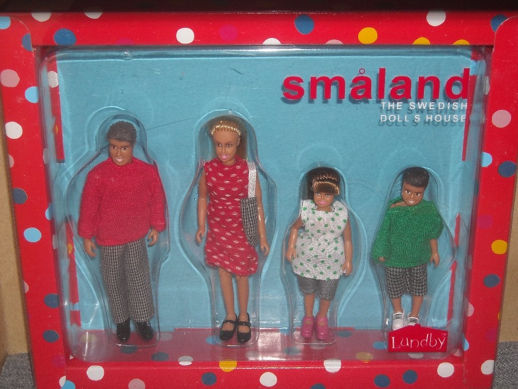 Lundby popjes gezin van vier, Ophalen of Verzenden, Nieuw, Popje