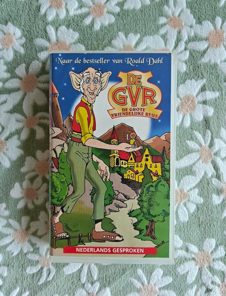 VHS - De GVR - De grote vriendelijke reus - Roald Dahl - €5, Alle leeftijden, Ophalen, Gebruikt, Nederlandstalig