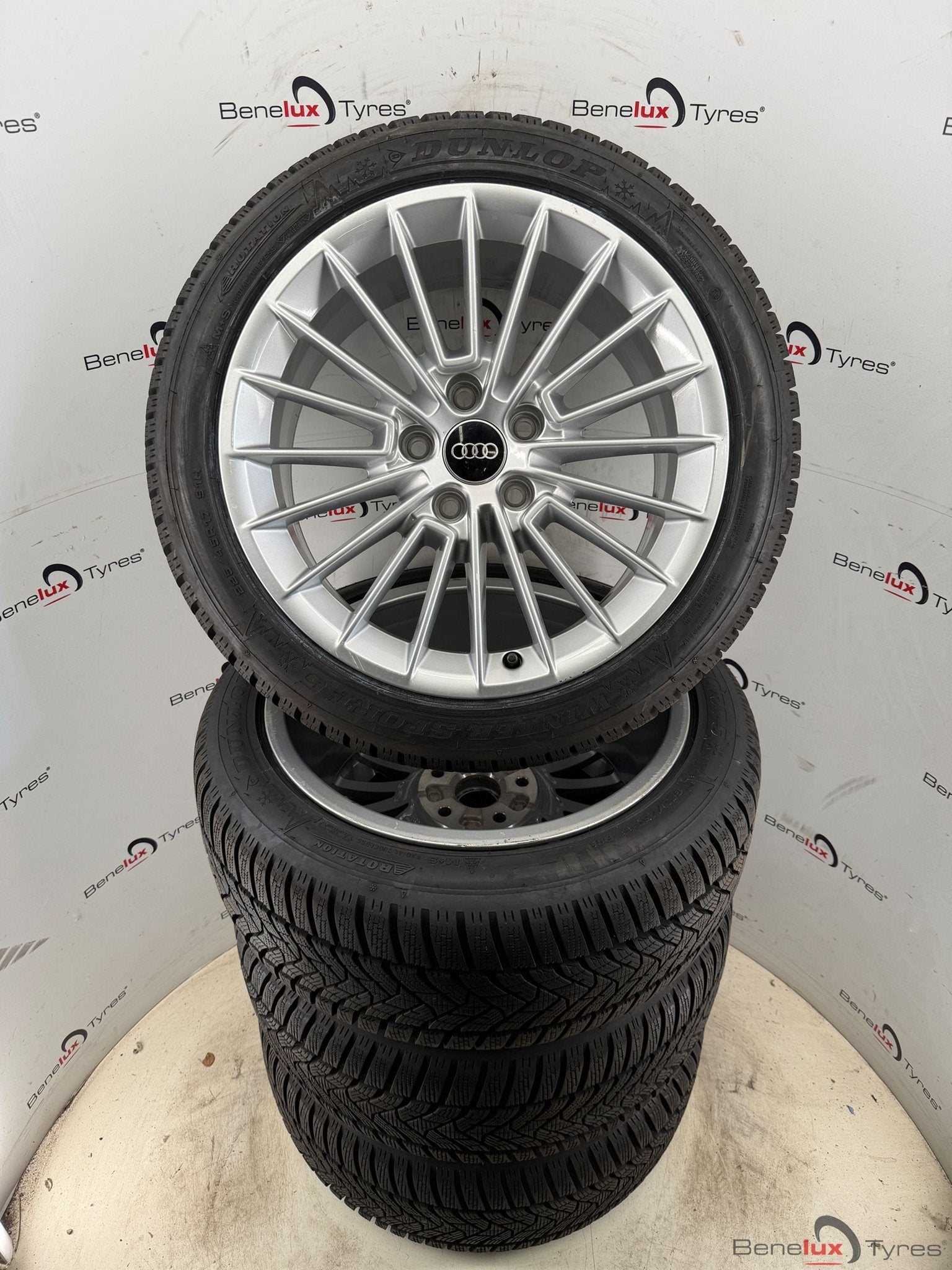 winter org Audi 100 A3 A4 A6 Q2 TT B5 B6 B7 8H 8P 8V 8Y RS, Gebruikt, -, -, Banden en Velgen