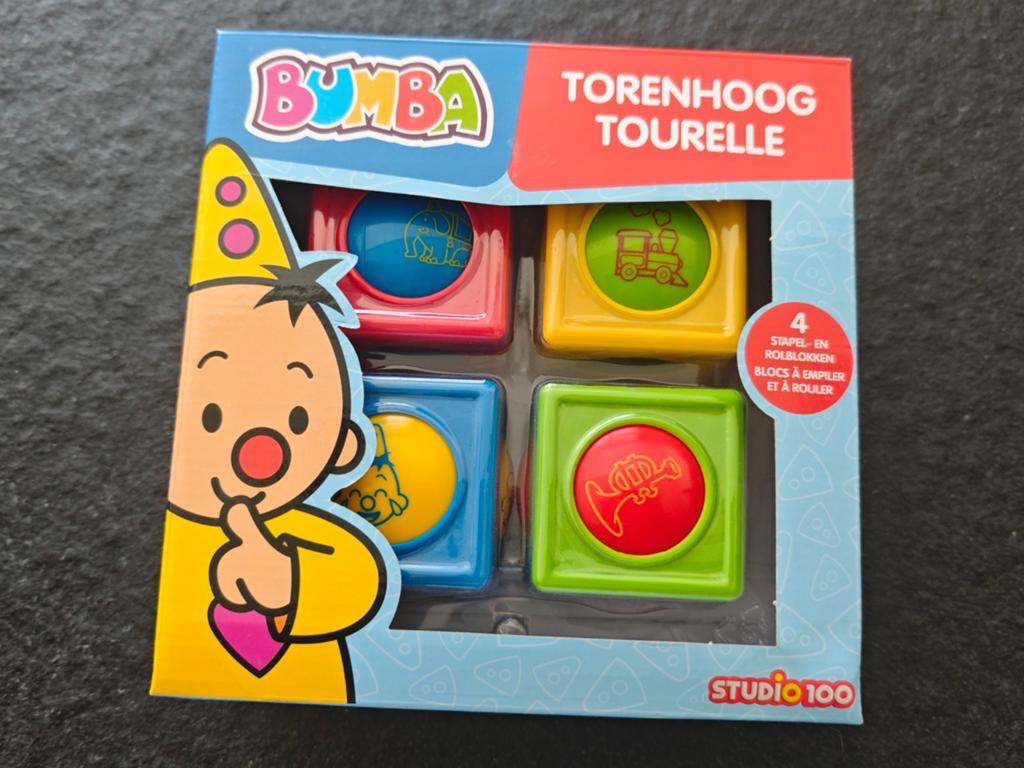 Bumba Torenhoog stapel- en rolblokken, Ophalen