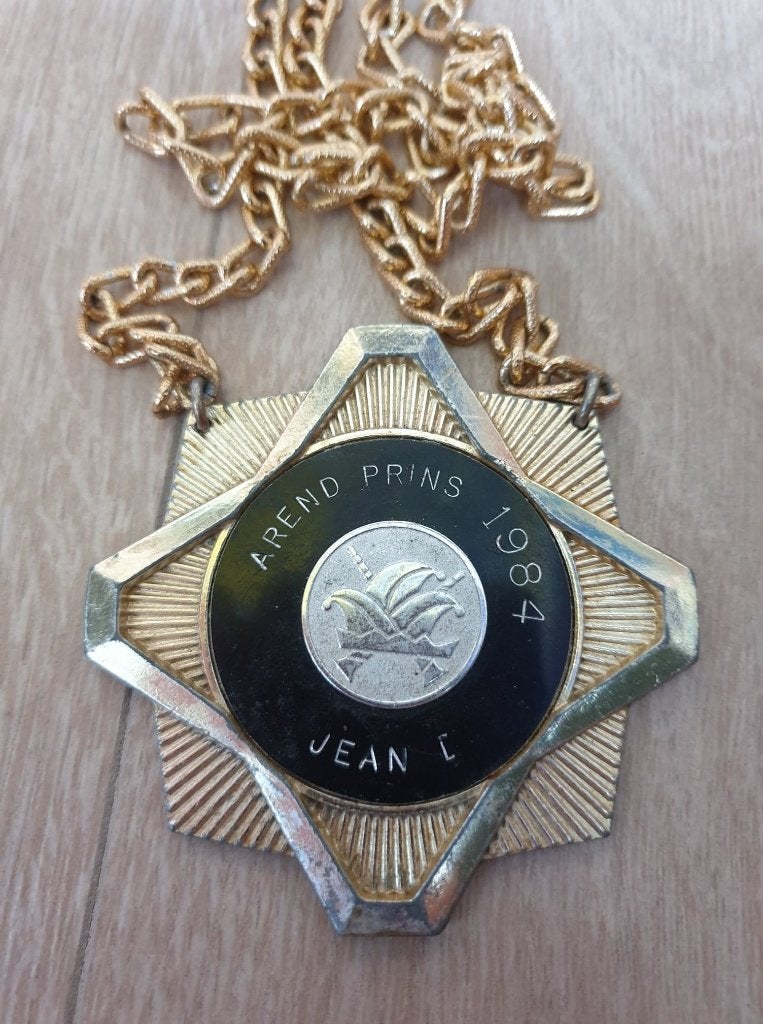 Carnaval medaille Aalst Arendprins Jean 1984, Ophalen of Verzenden