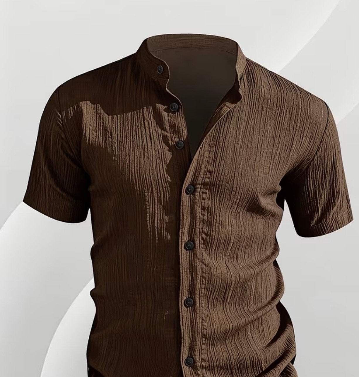 Prachtig nieuw shirt met korte mouwen, Kleding | Heren, Overhemden, Ophalen of Verzenden, Nieuw, Bruin