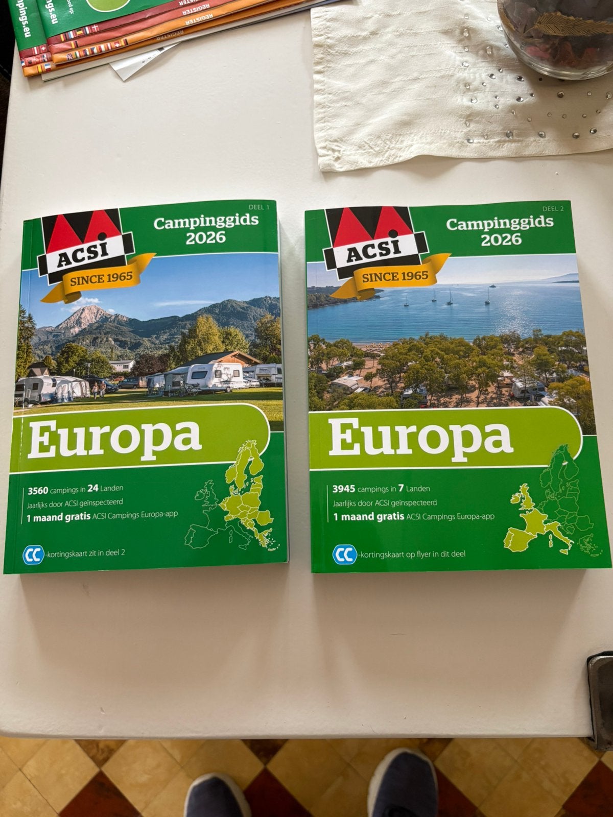 Acsi campinggids 2026, Boeken, Reisgidsen, Ophalen, Zo goed als nieuw, Europa, Campinggids