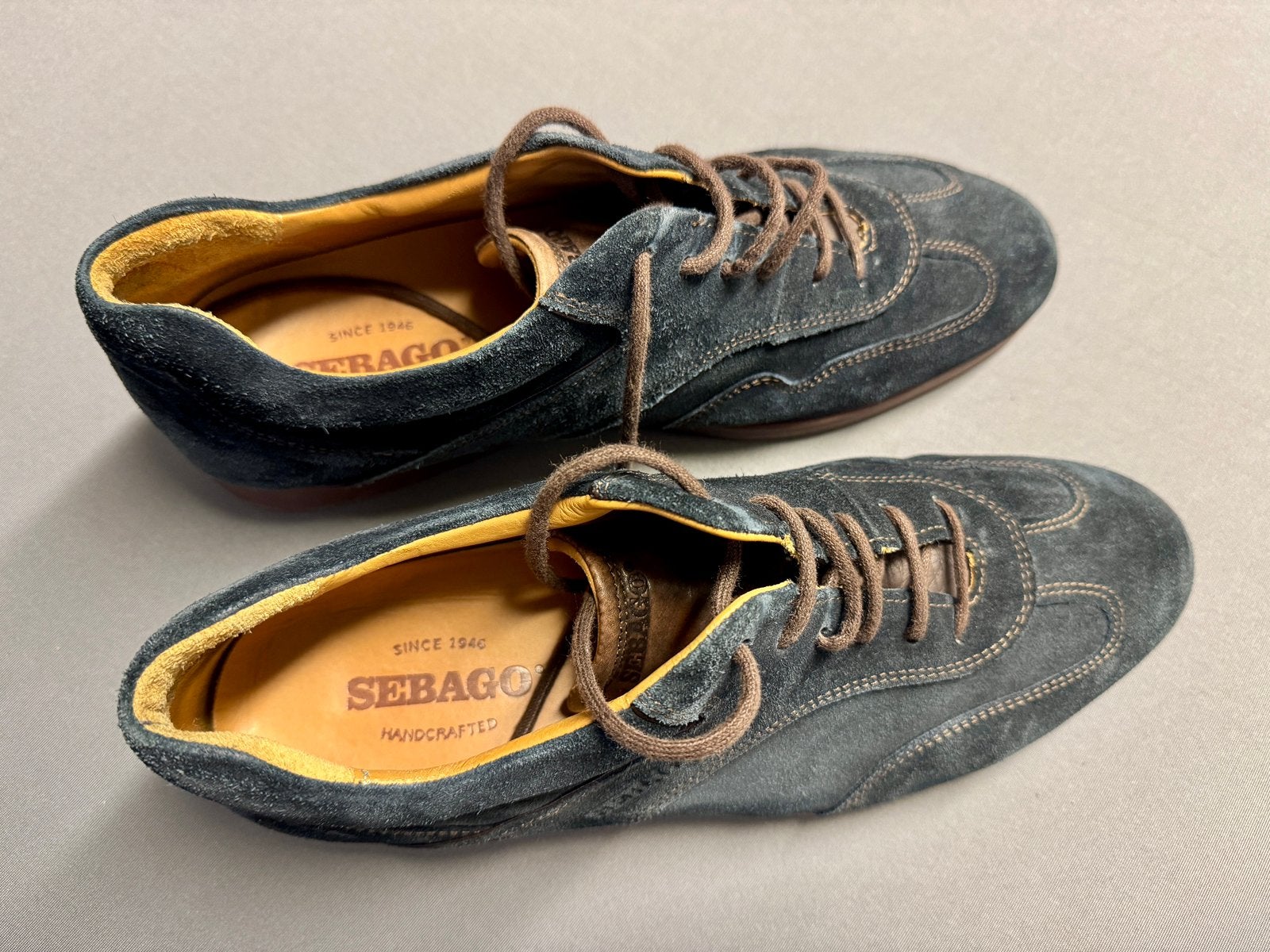 Sebago nubuck blue M44, Ophalen, Zo goed als nieuw