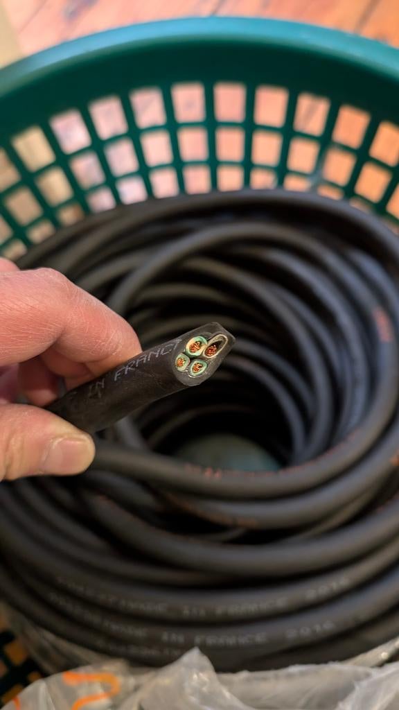 Nexans Lineax H07RN-F 4G4 kabel 25 m, Ophalen, Nieuw, Kabel of Snoer