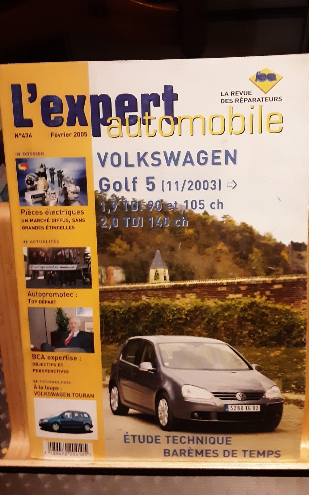 volkswagen golf 5 l expert automobille, Auto diversen, Handleidingen en Instructieboekjes, Ophalen of Verzenden