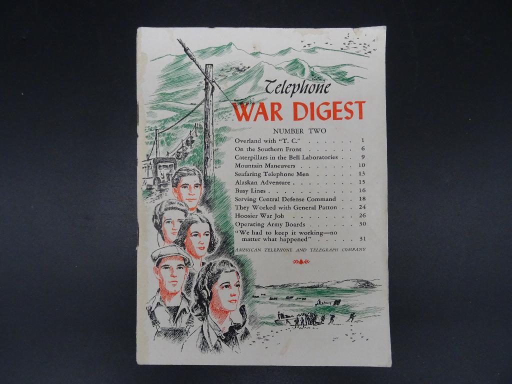 Telephone War Digest Number Two WW2, Ophalen of Verzenden, Landmacht, Boek of Tijdschrift