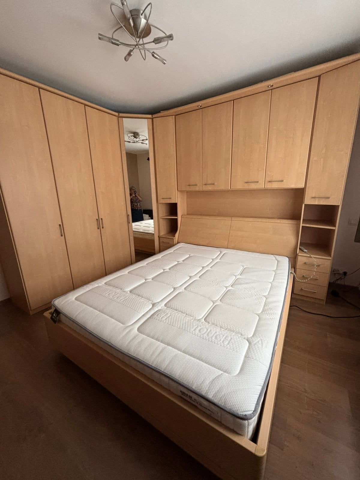 Chambre à coucher lit 2 personnes, Maison & Meubles, Enlèvement, Comme neuf