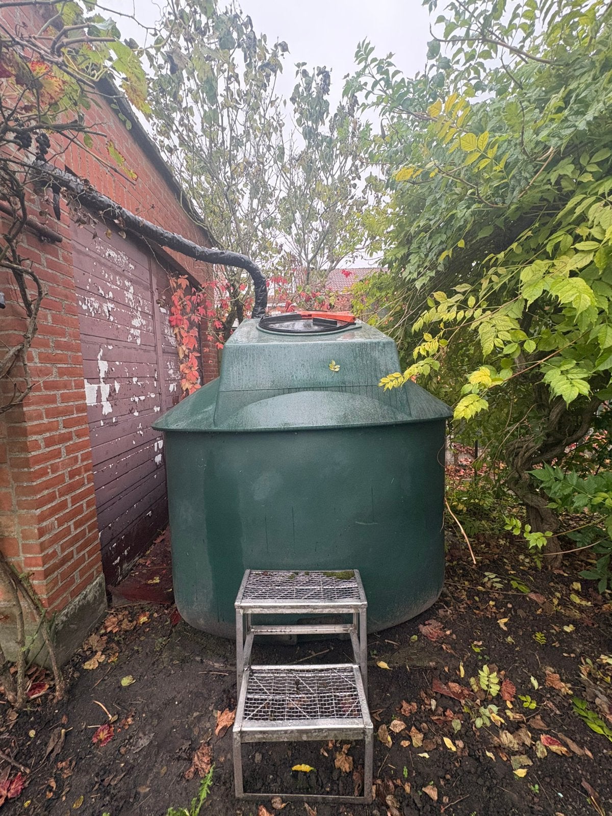Dubbelwandige mazouttank 2500L, 100 liter of meer, Ophalen, Gebruikt, Ouder dan 10 jaar