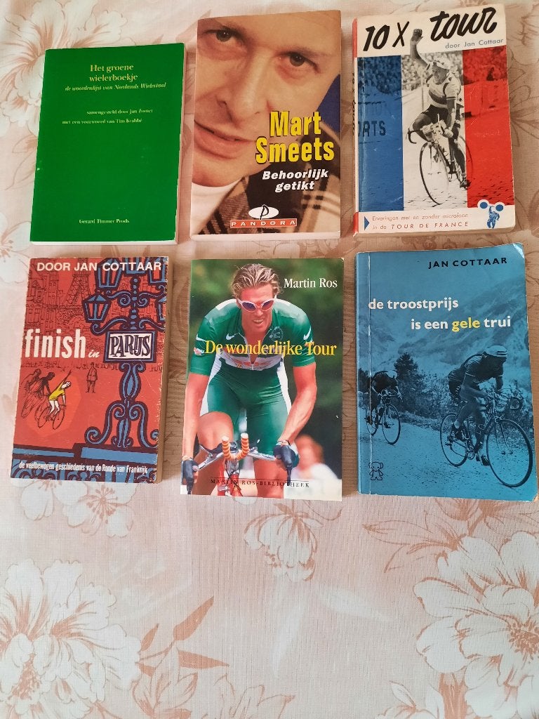 31 wielerboeken : lot à 25 euro (zie 6 scans), Boeken, Sportboeken, Ophalen of Verzenden, Gelezen