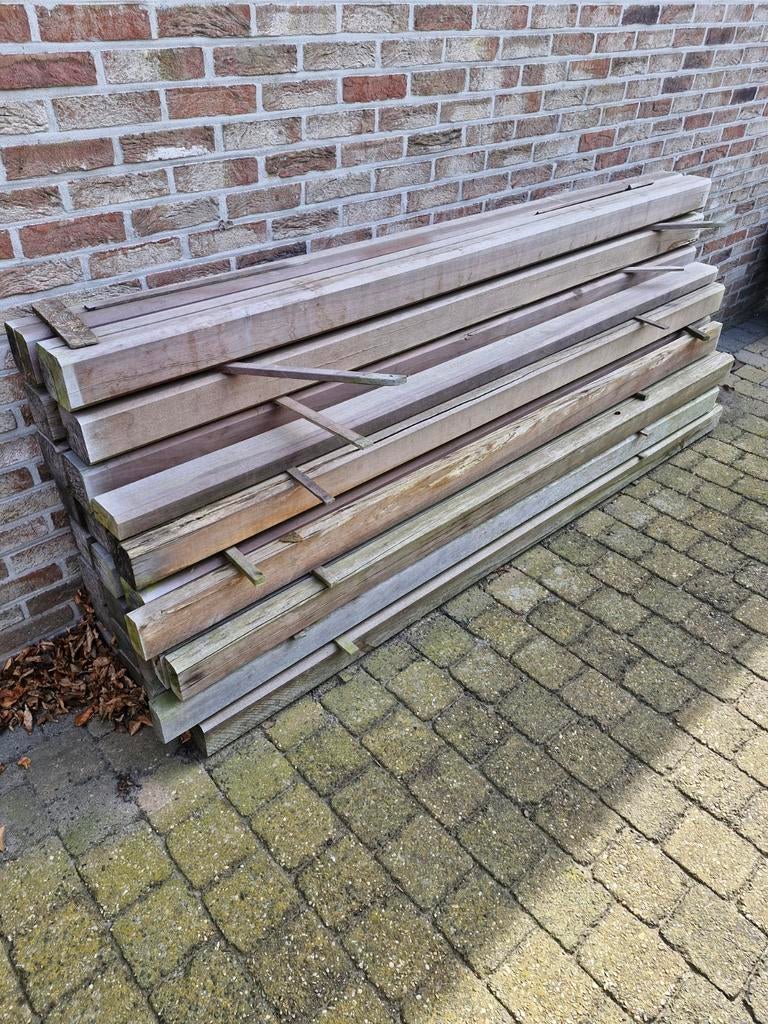 Hardhout weidepalen, Bricolage & Construction, Bois & Planches, Enlèvement