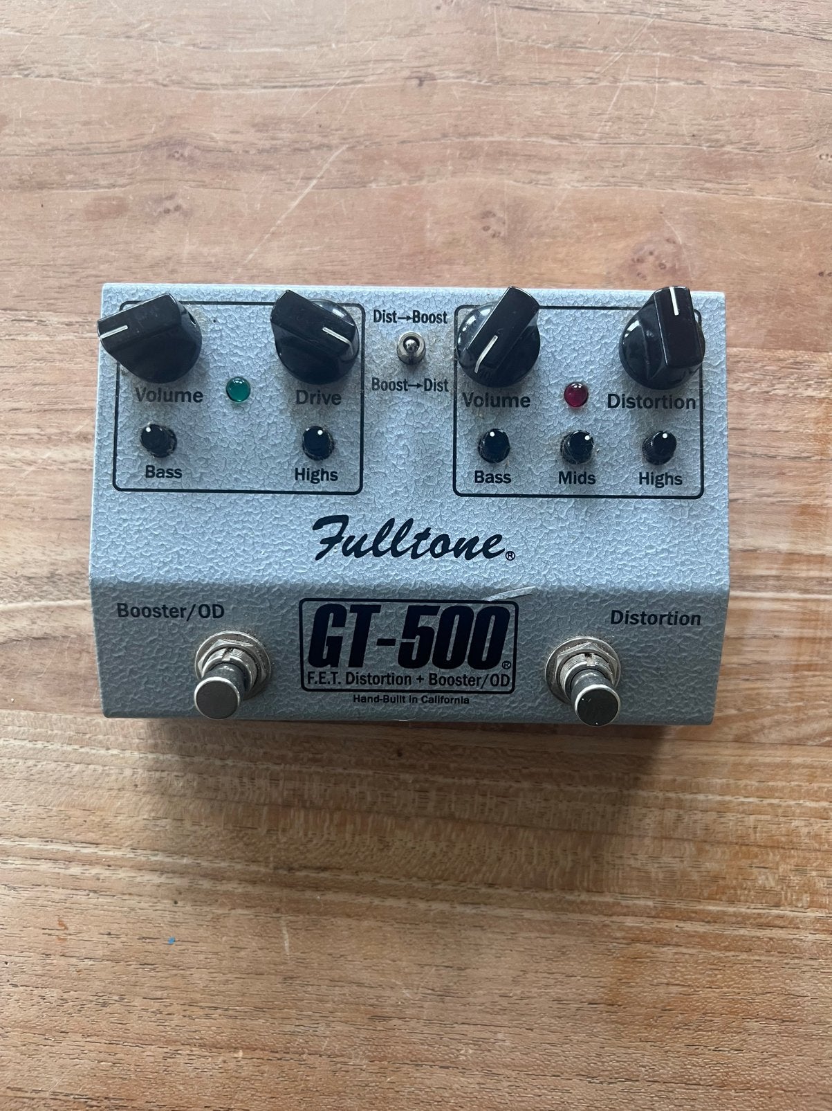 Fulltone GT-500, Ophalen of Verzenden, Zo goed als nieuw, Distortion, Overdrive of Fuzz