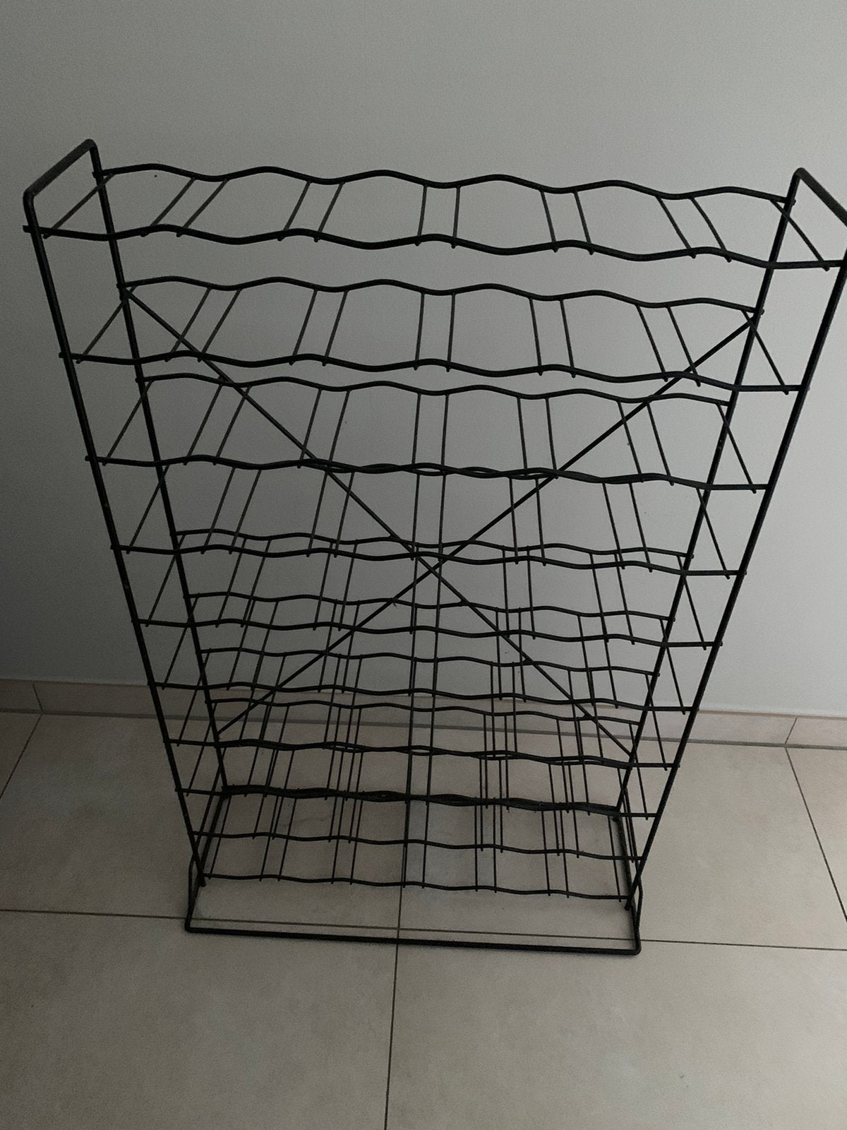 Wijnrek, Maison & Meubles, Accessoires pour la Maison | Porte-bouteilles, Enlèvement, Utilisé, Métal, 75 cm ou plus