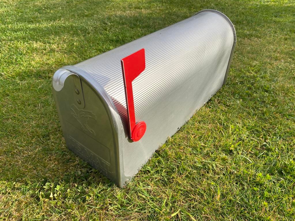 Amerikaanse brievenbus, Tuin en Terras, Ophalen, Nieuw, Aluminium, Staande brievenbus