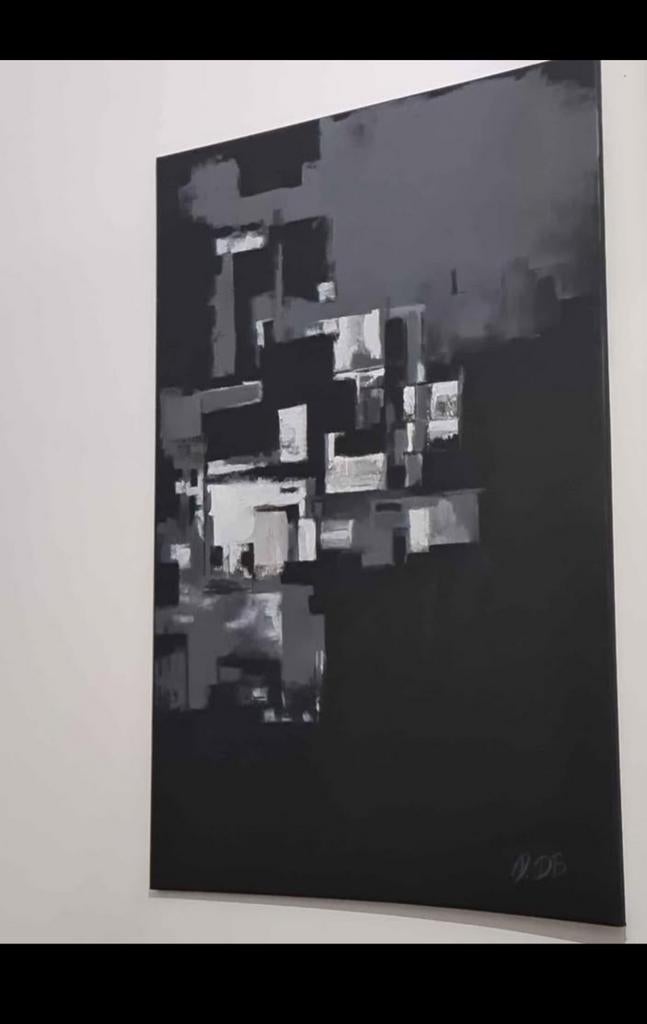 uniek canvas 75×115cm, Ophalen