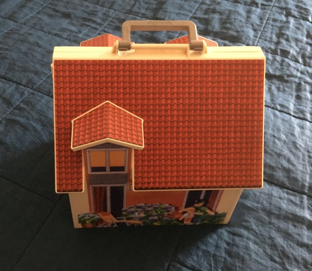 Lot: Playmobil Maison transportable + mobiliers, Enlèvement, Comme neuf, Pièces détachées, Autres types