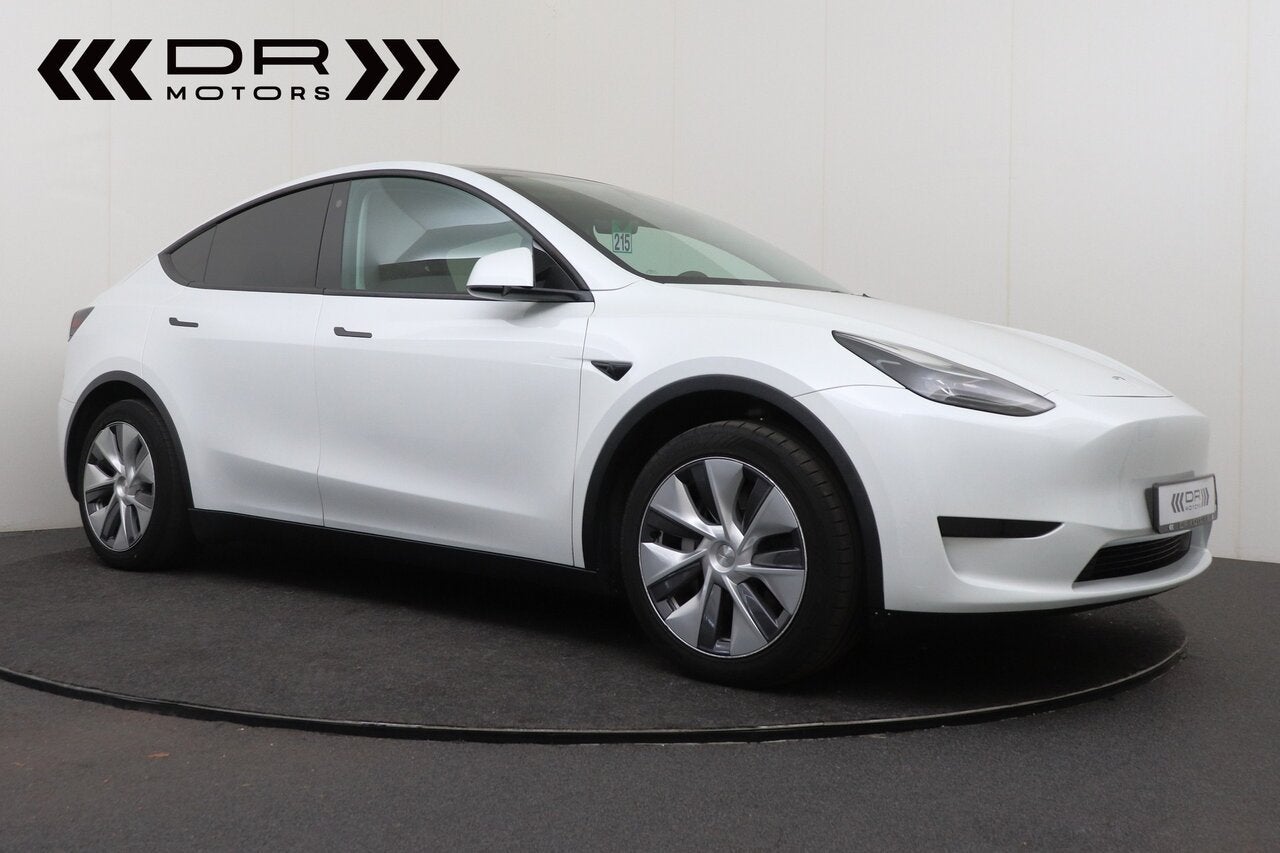 Tesla Model Y SUV - LEDER -  TOPSTAAT - GARANTIE, Auto's, Tesla, 0 kg, Wit, 5 zetels, 5 deurs