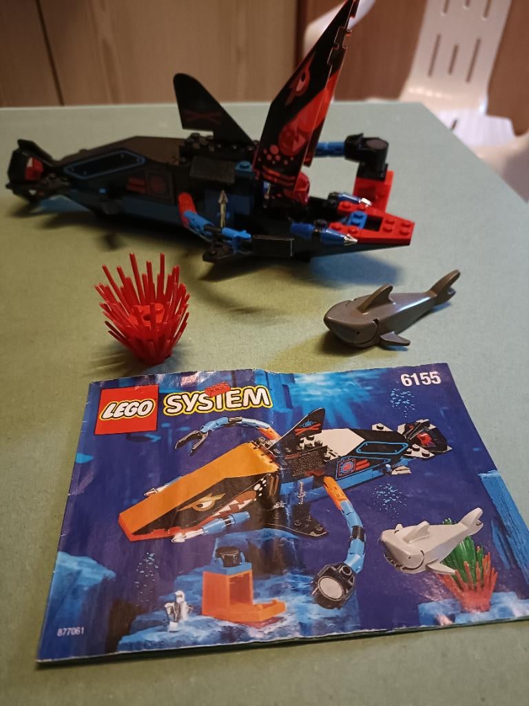 Lego onderwater nr.6155, Enlèvement ou Envoi, Utilisé, Ensemble complet, Lego