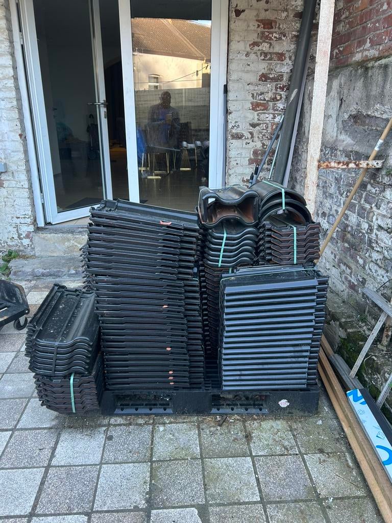 Tuiles  Alegra 10 SE Anthracite couleur noire, Doe-het-zelf en Bouw, Ophalen, Steen of Klei, Zwart, Nieuw