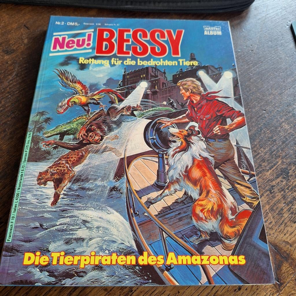 bessy die tierpiraten des amazonas, Verzenden, Eén stripboek, Zo goed als nieuw, Divers auteurs