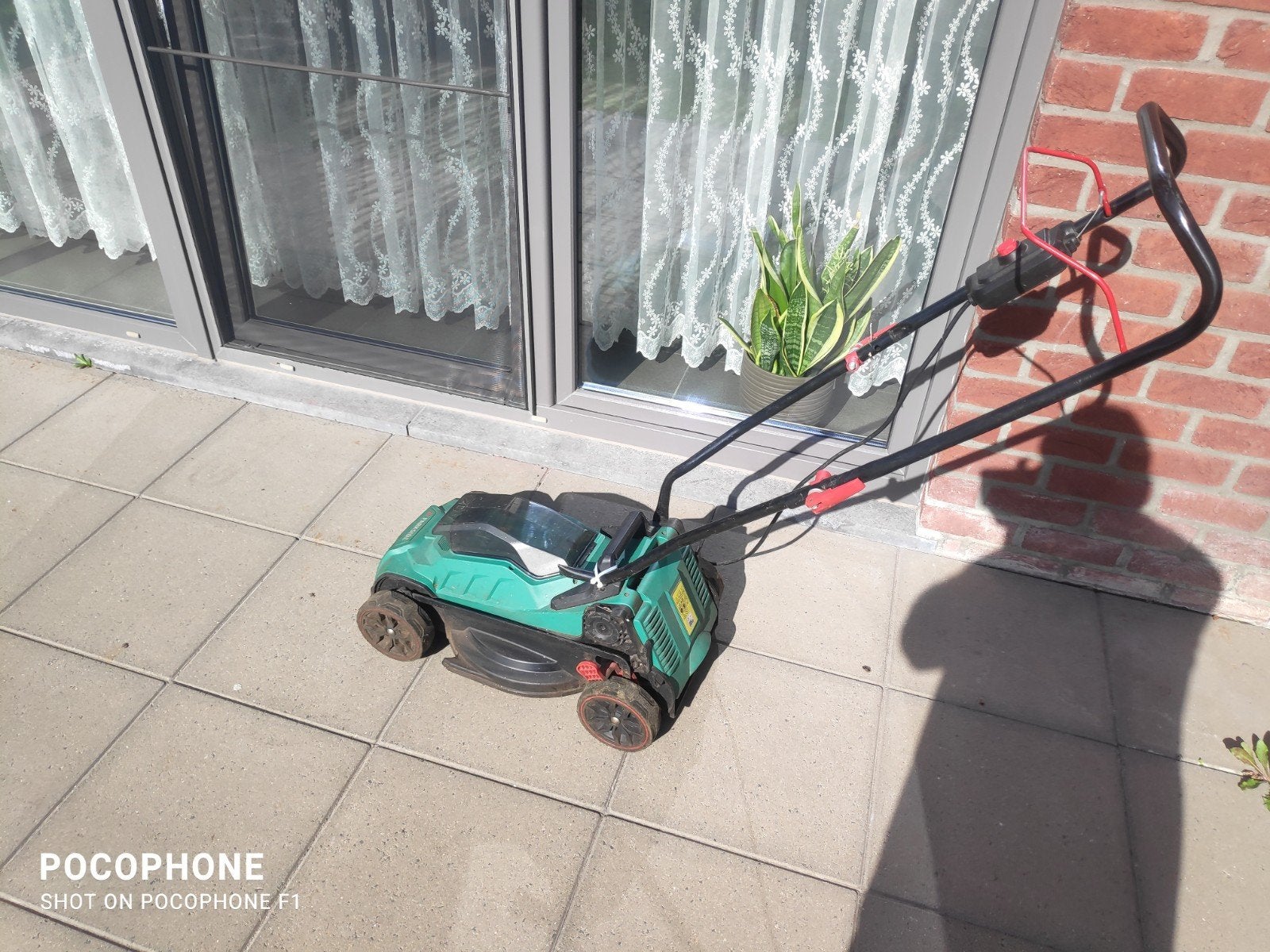 accu grasmaaier te koop, Tuin en Terras, Ophalen, Gebruikt, Accu-grasmaaier, Parkside