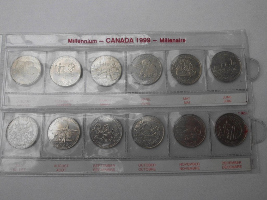 Canada : serie "proof like" datant 1999, Timbres & Monnaies, Enlèvement ou Envoi, Amérique du Nord, Série