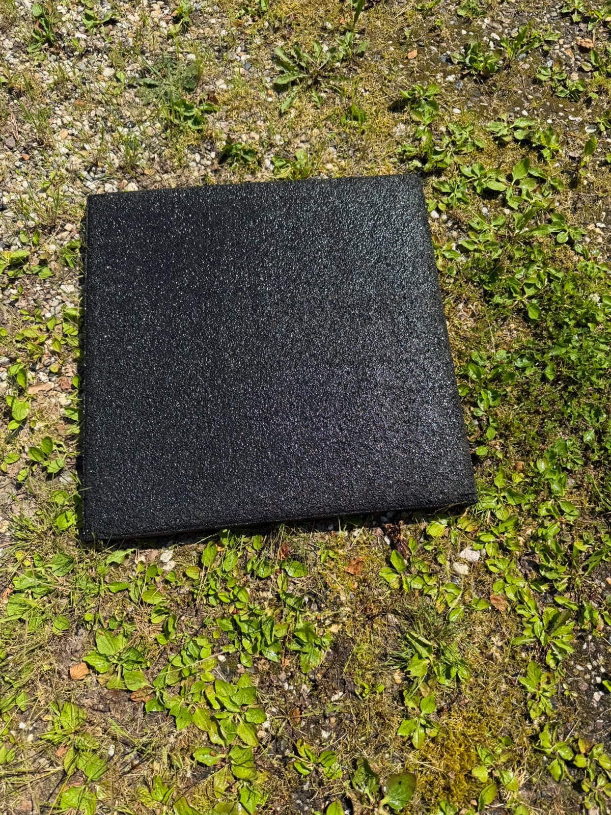 Rubberen tegels 49x49x4,5 speeltoestel dak stal ed ruim 20m2, Doe-het-zelf en Bouw, Tegels, Gebruikt, Overige materialen, 10 m² of meer
