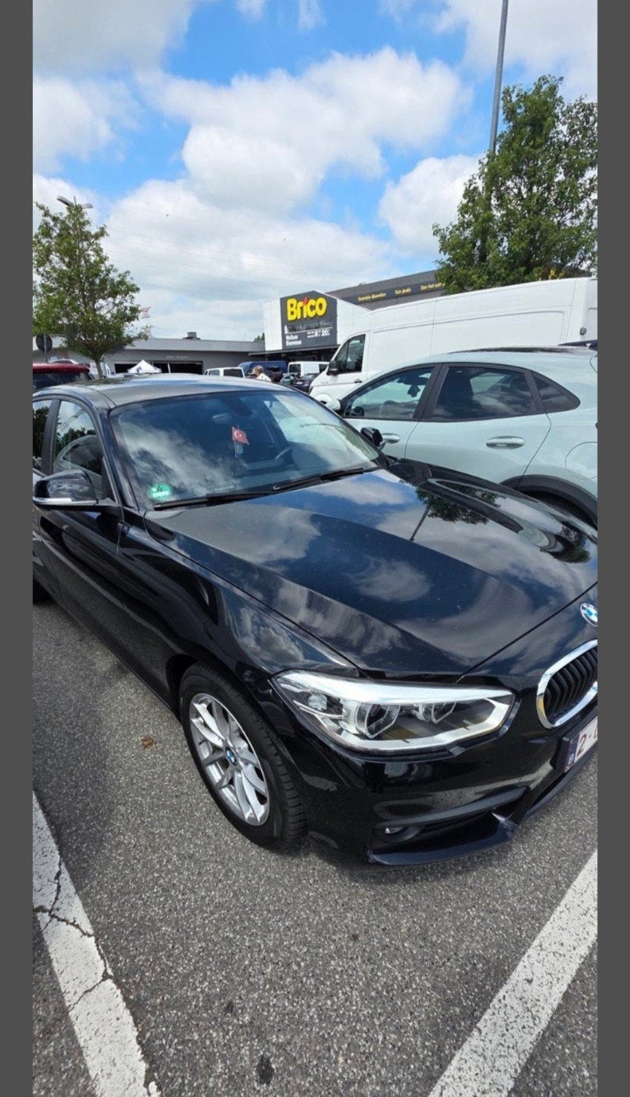 BMW 118i 2017, Zwart, 5 deurs, Particulier, Stadsauto