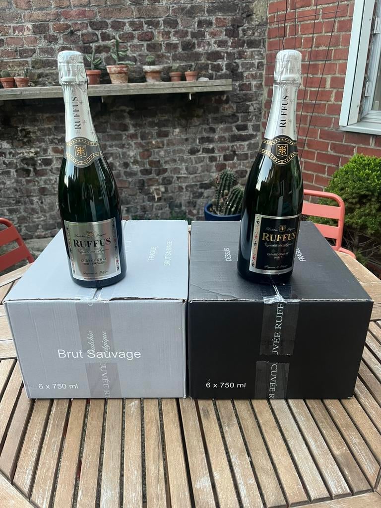 Ruffus – Vin mousseux belge premium, Enlèvement ou Envoi, Comme neuf, Champagne