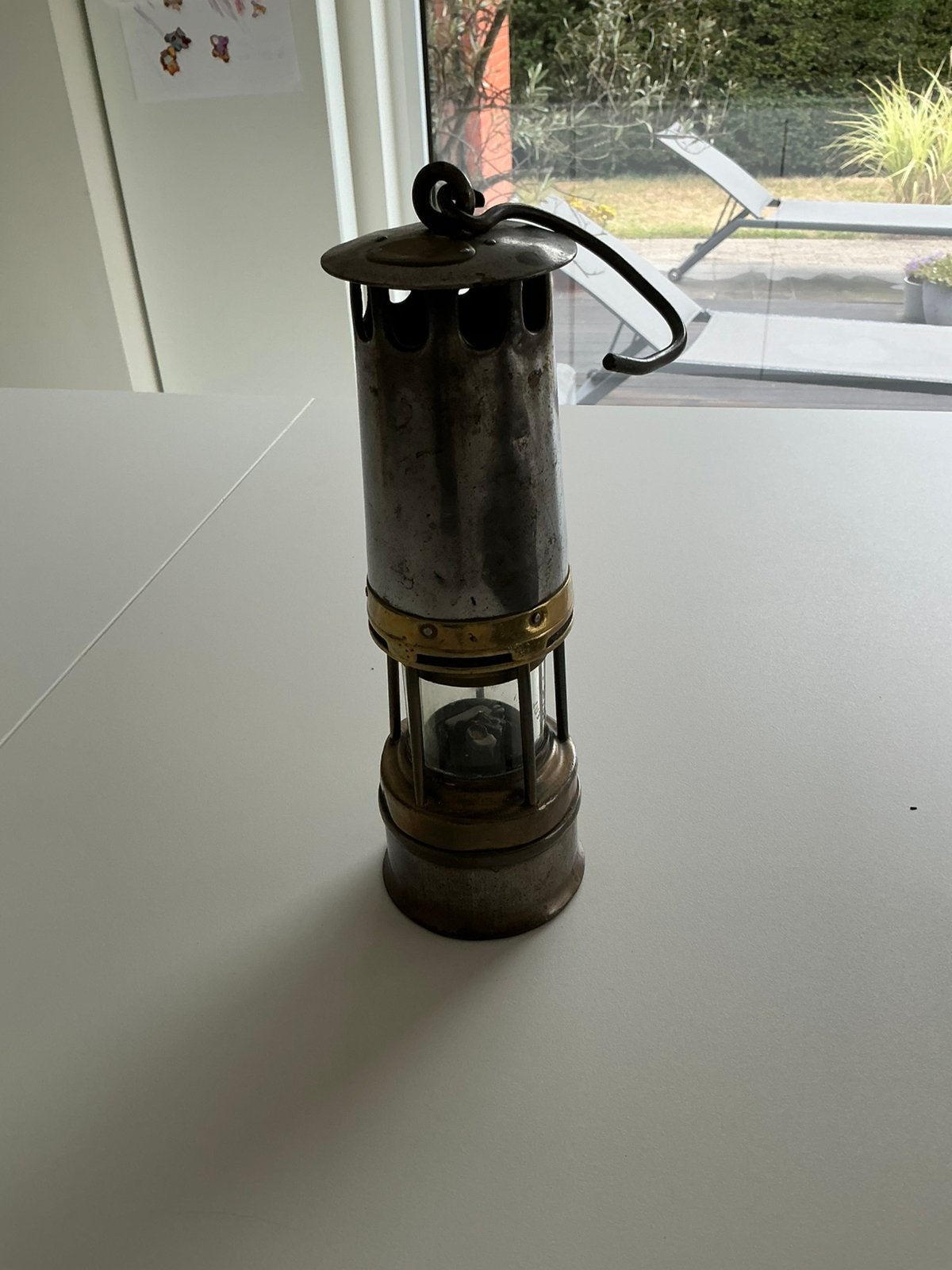 Mijnwerkerlamp Friemann & Wolf (mijn van Blegny) – Compleet!, Antiek en Kunst, Ophalen
