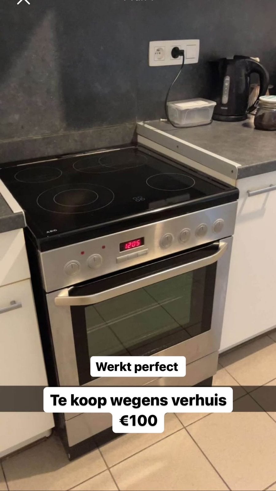 Elektrische oven, Elektronische apparatuur, Fornuizen, Ophalen, Zo goed als nieuw